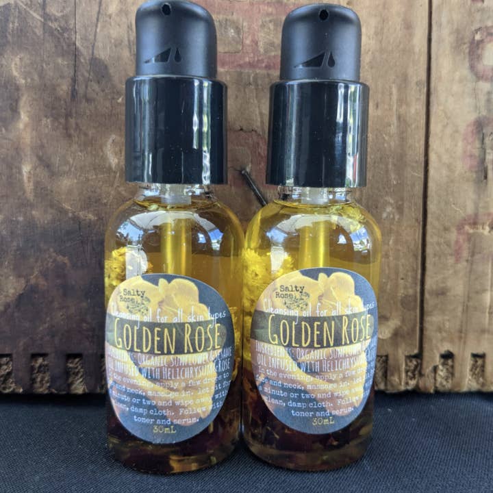 Golden Rose Oil Cleanser for wholesale by The Salty Rose