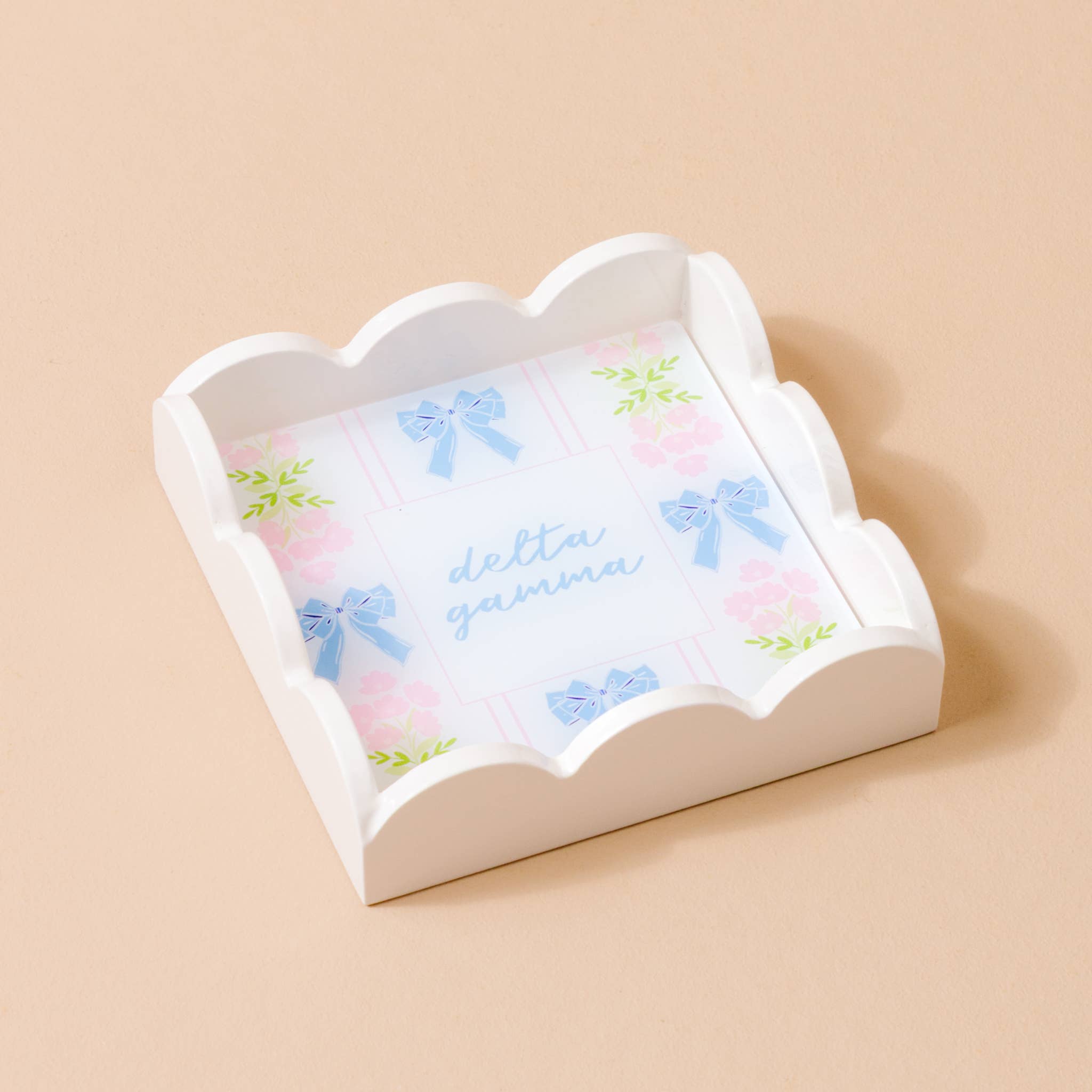 The Darling Effect - Wholesale Keychain - Women's - Sorority Scallop Trinket Tray - 19 Chapters Available18