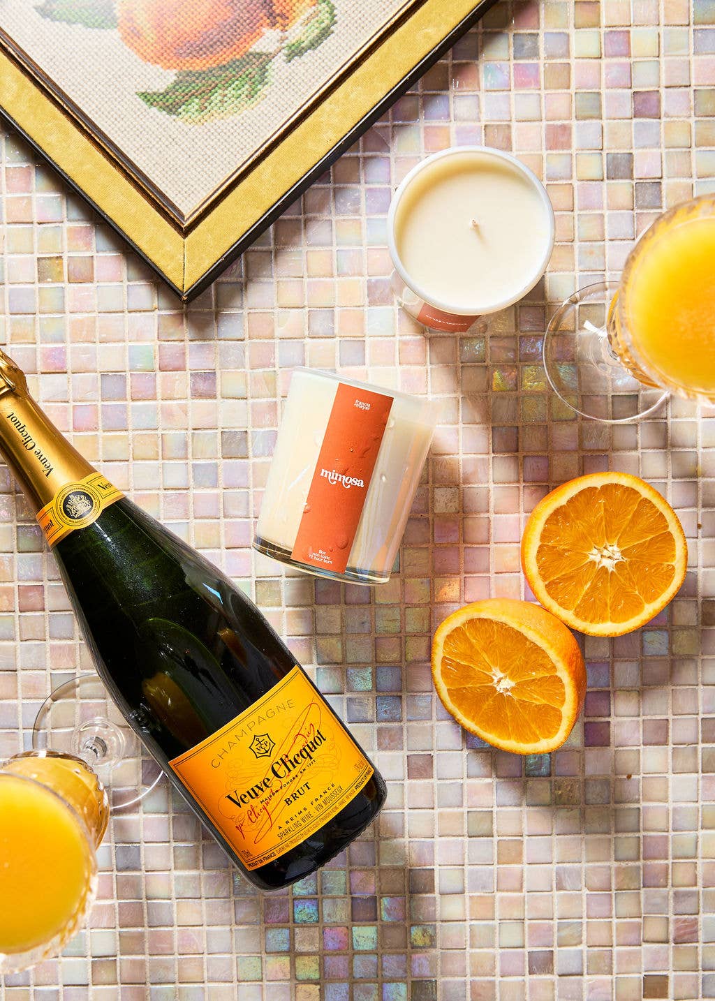 Francis and Meyer Candle Co. - Wholesale Jar/Filled Candle - The Mimosa Candle