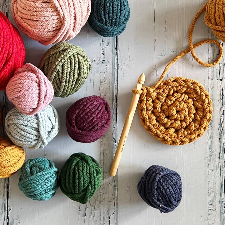 The Left Hookery - Wholesale Knitting/Crochet Supplies - Tutti Frutti Crochet Basket Kit2