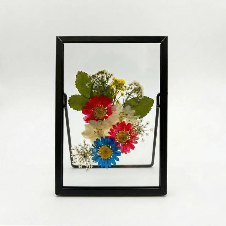 Sunnie Lane - Wholesale Desk/Tabletop Sign - Real Pressed Flower Frame - Beautiful Flower Art11