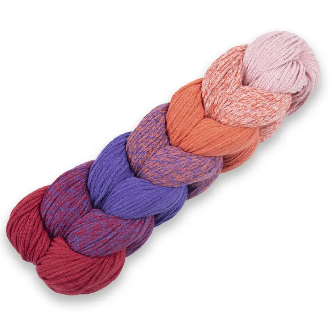 Loop'ncraft - Wholesale Garen - Loopncraft Braidy Ombre Gevlochten Haakkatoen, Gevlochten Garen2