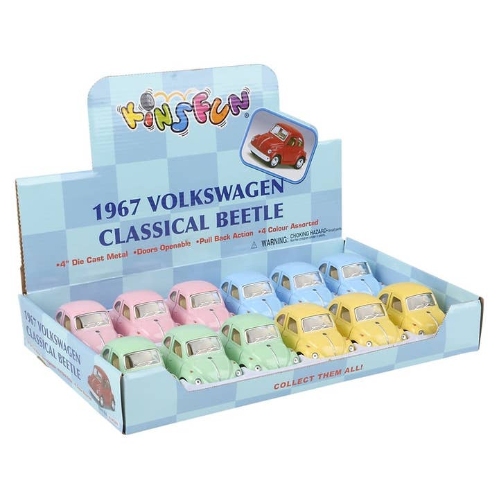 La Luna Bella - Toys - Wholesale Toy Car/Truck - Kids - 4" VW Beetle Die-Cast Car Toy - LLB Toys1