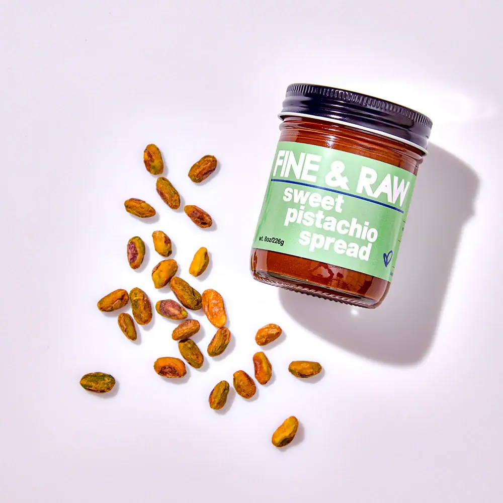 FINE & RAW - Wholesale Hot Fudge/Chocolate Spread - Sweet Pistachio Spread2