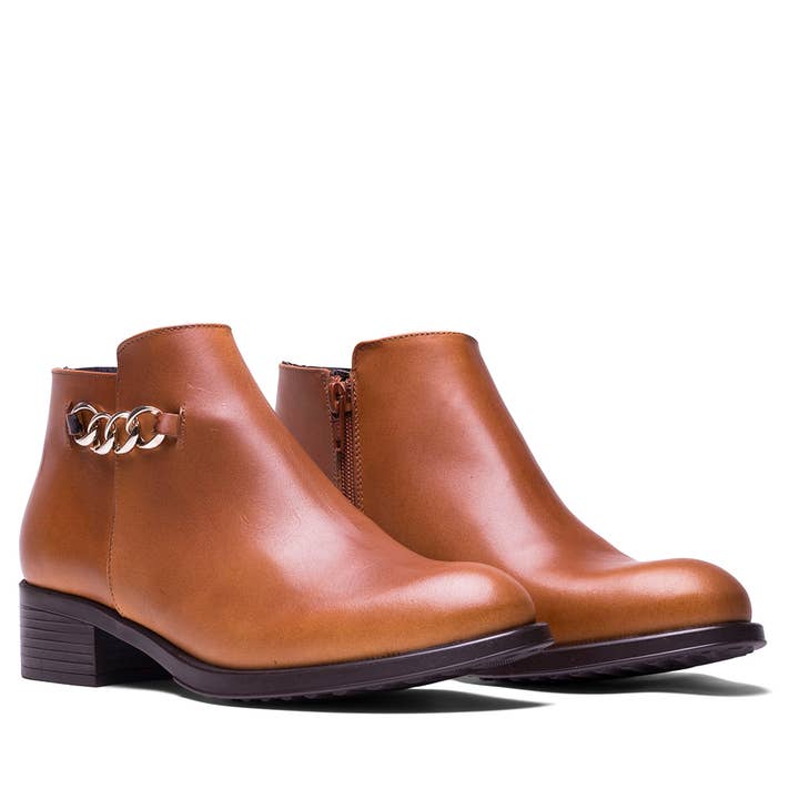 Elodie - Venta al por mayor Botines - Mujer - BOTIN CLEO TACON BAJO EN PIEL KRUST6