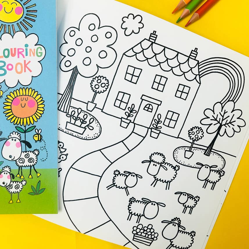 Rachel Ellen Designs - Wholesale Coloring & Activity Book - Kids & Baby - Children's On The Farm Colouring Book1