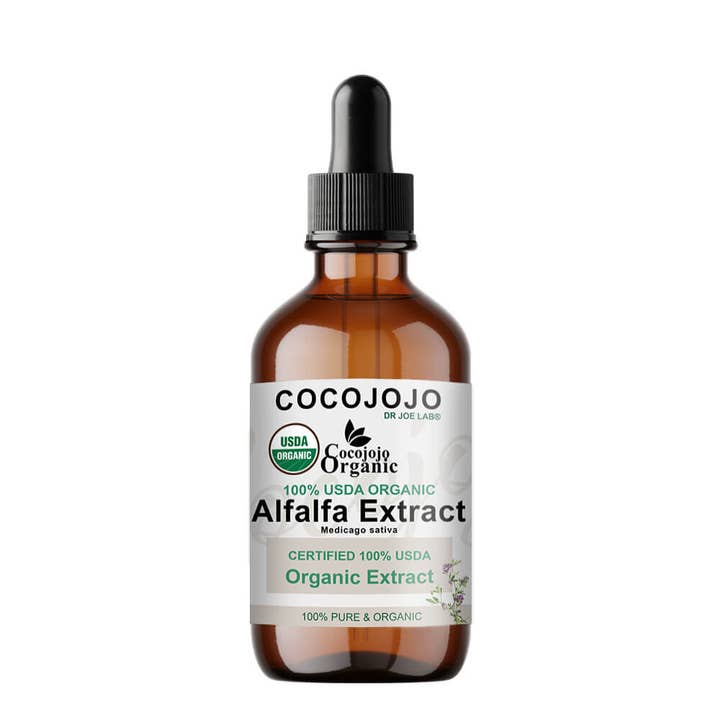 Coco jojo - Vente Concentré/sérum pour le visage - Extrait de luzerne — USDA Organic