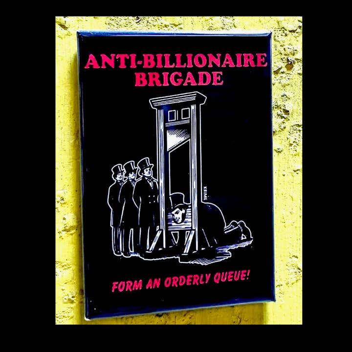 Anti-miljardärbrigaden Magnet för wholesale av PM Press