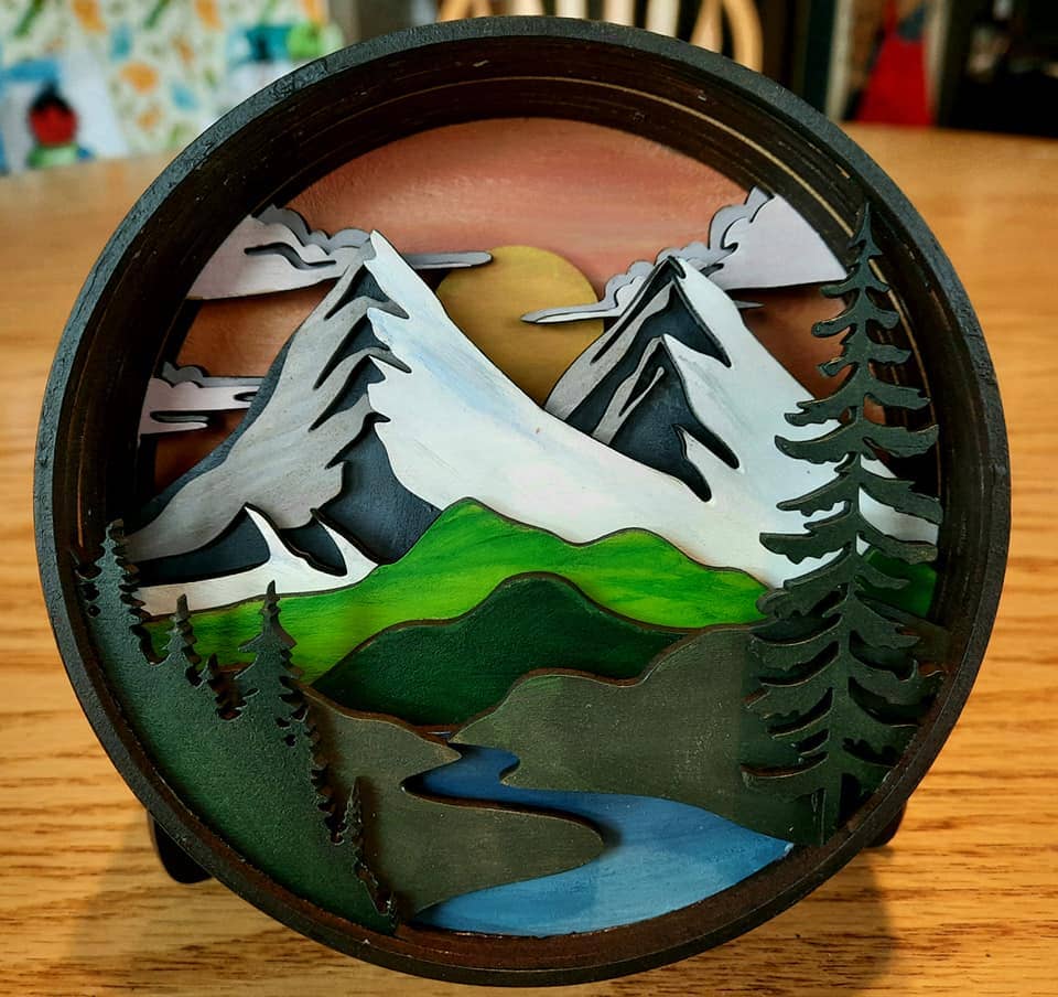 Our Little Makery – wholesale DIY craft kit – Adventure Awaits Shadow Box Kit3