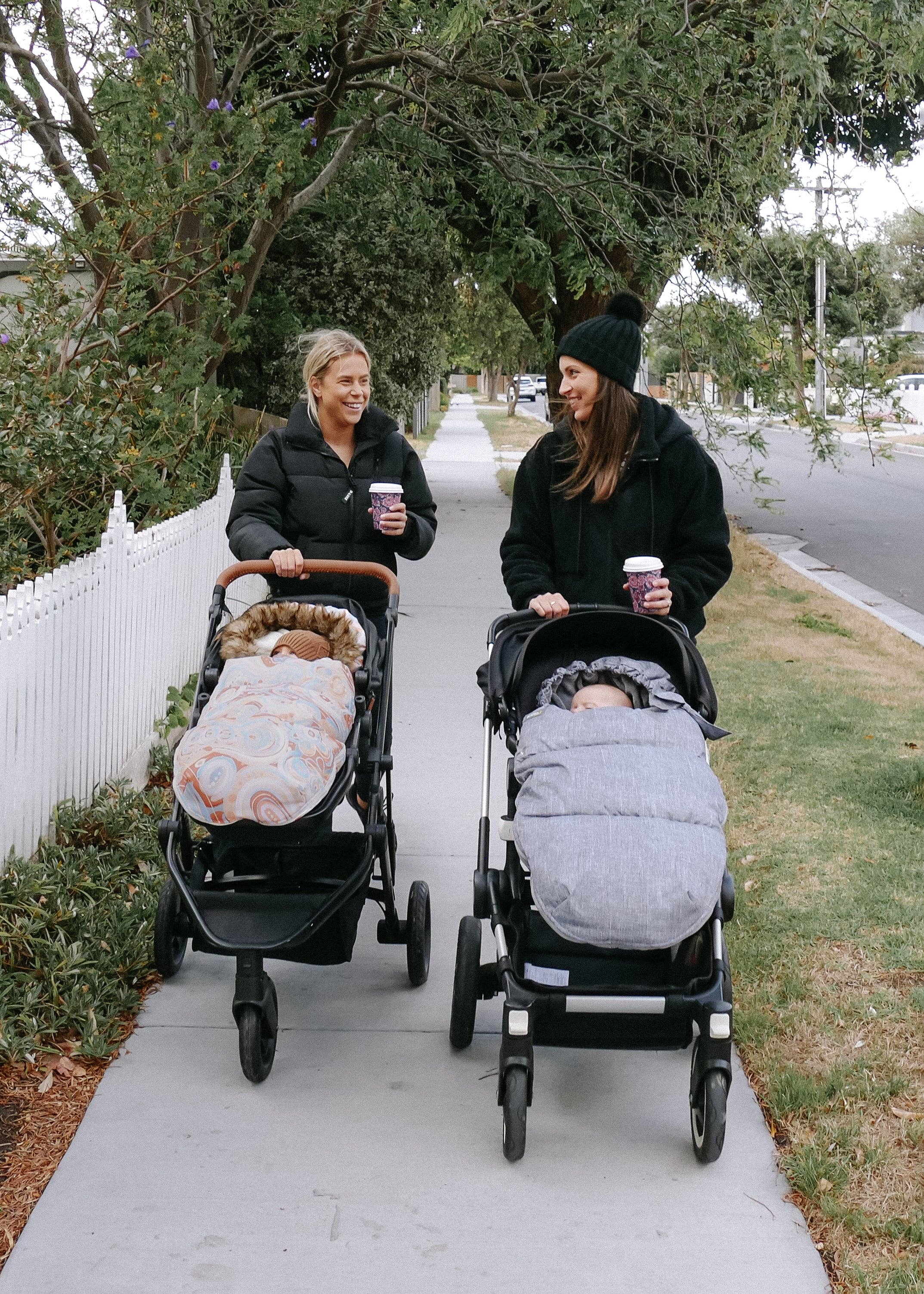 baby luno - Wholesale Pram cover/accessory - baby luno Nordic Footmuff Pram Liner - Chic Grey4