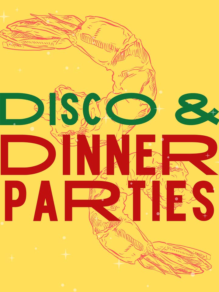 Disco and Dinner Parties Art Print for wholesale by Modern Misfits