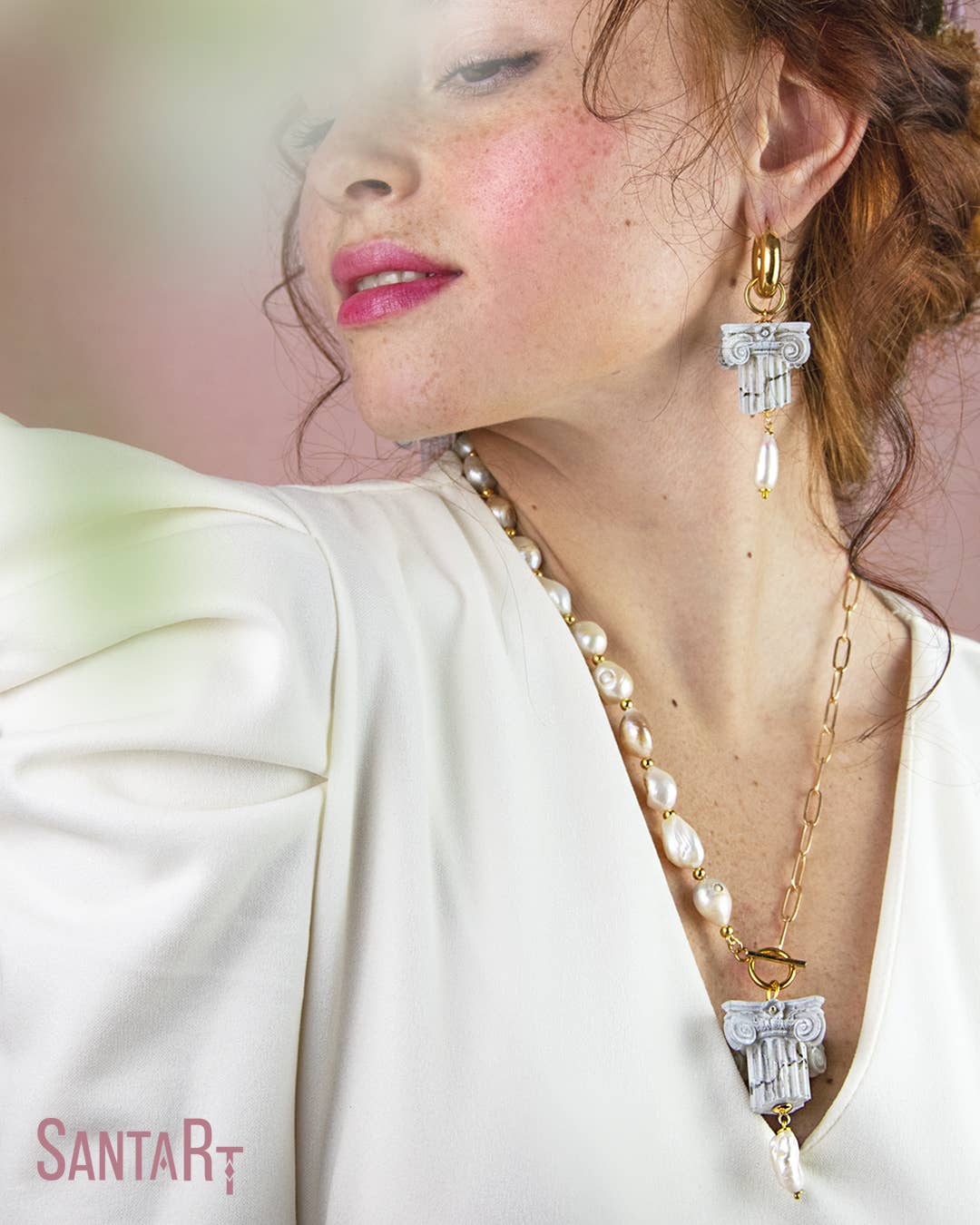 Santart - Wholesale Dangle Earrings - Capitello stone earrings1