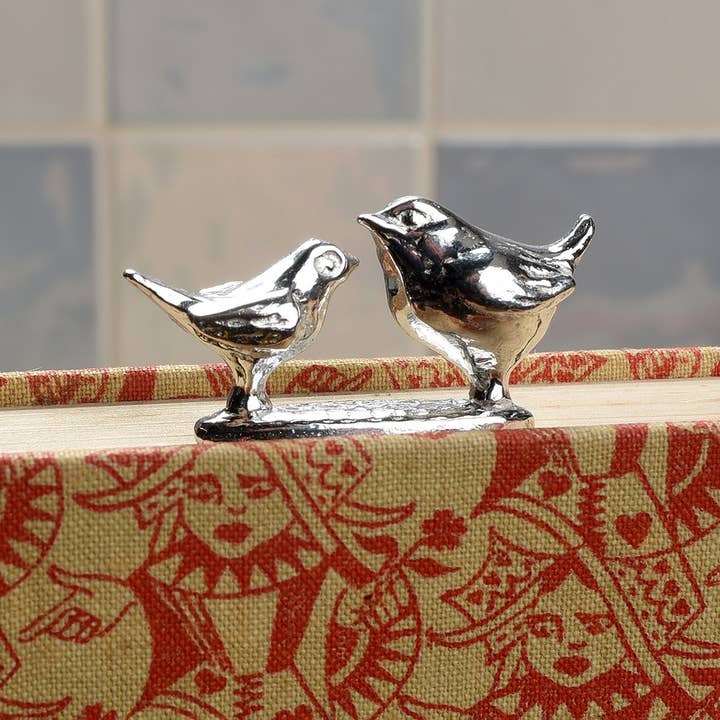 Glover & Smith - Wholesale Bookmark - Bird Watchers Pewter Bookmark- Engravable By The Retailer