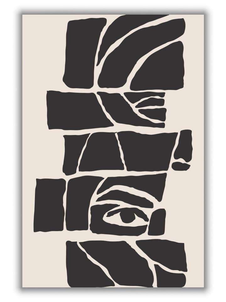 Abstract Face #7 for wholesale by Stanley Print House