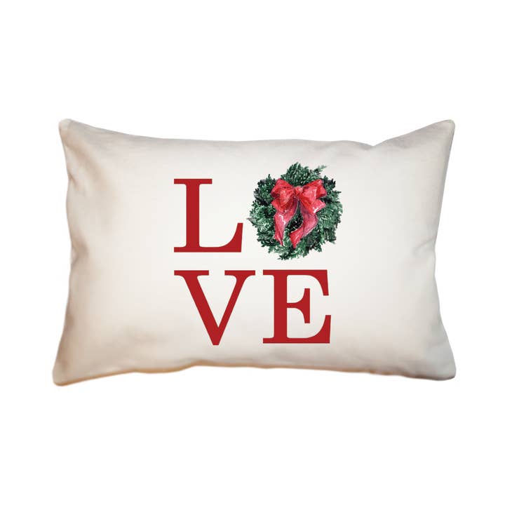 almofada grande rectângulo love natal por atacado de Tina Labadini Designs