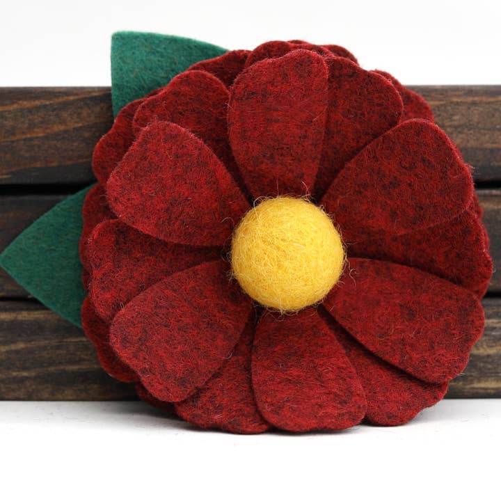 Mimi Green - Wholesale Halsband - Hond - Hondenhalsband met madeliefbloem - 26 kleuren!2