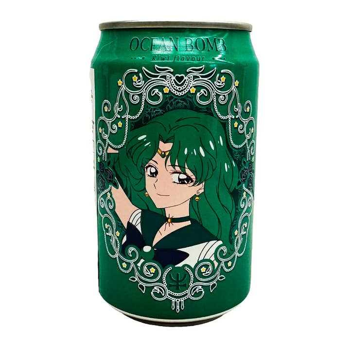 Pops Distro Inc - Wholesale Sparkling Water - Ocean Bomb Sailor Moon Sparkling Water Kiwi Flavor (11.15) (Taiwan) 6-Pack