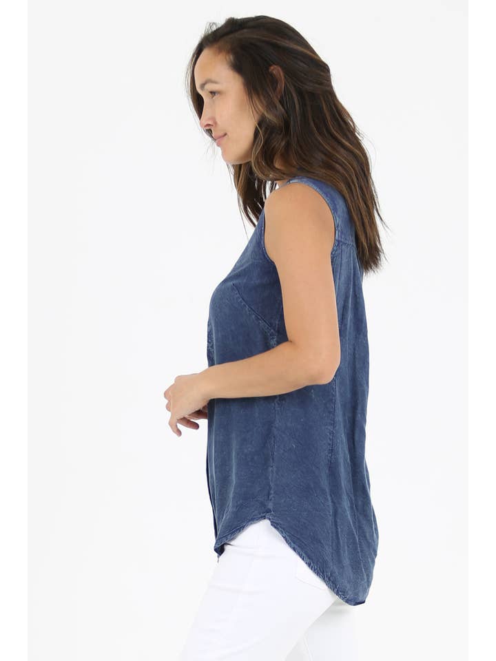 Nostalgia - Vendita all'ingrosso Tunica - Donna - CANOTTA RICAMATA N2M81-ASIS6