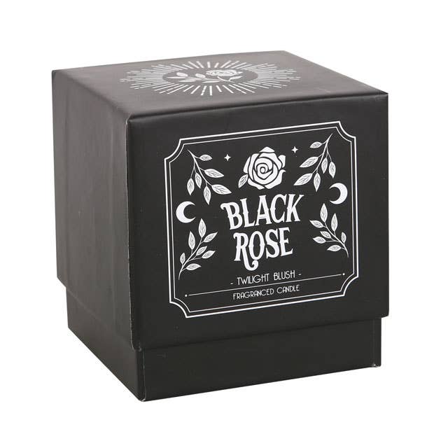 Something Different Wholesale – wholesale Jar/filled candle – Black Rose Twilight Blush Gothic Candle