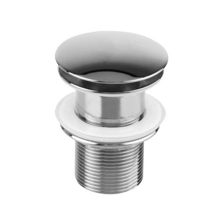 Nickel ALFIQ Copper Push Up Drain Stainless Steel | Solid Copper Push Up Button for wholesale by ALFIQ Copper