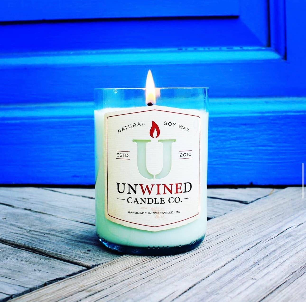 Unwined Candles - Wholesale Jar/Filled Candle - Farmer's Market Signature Series - Wine Bottle Candle5