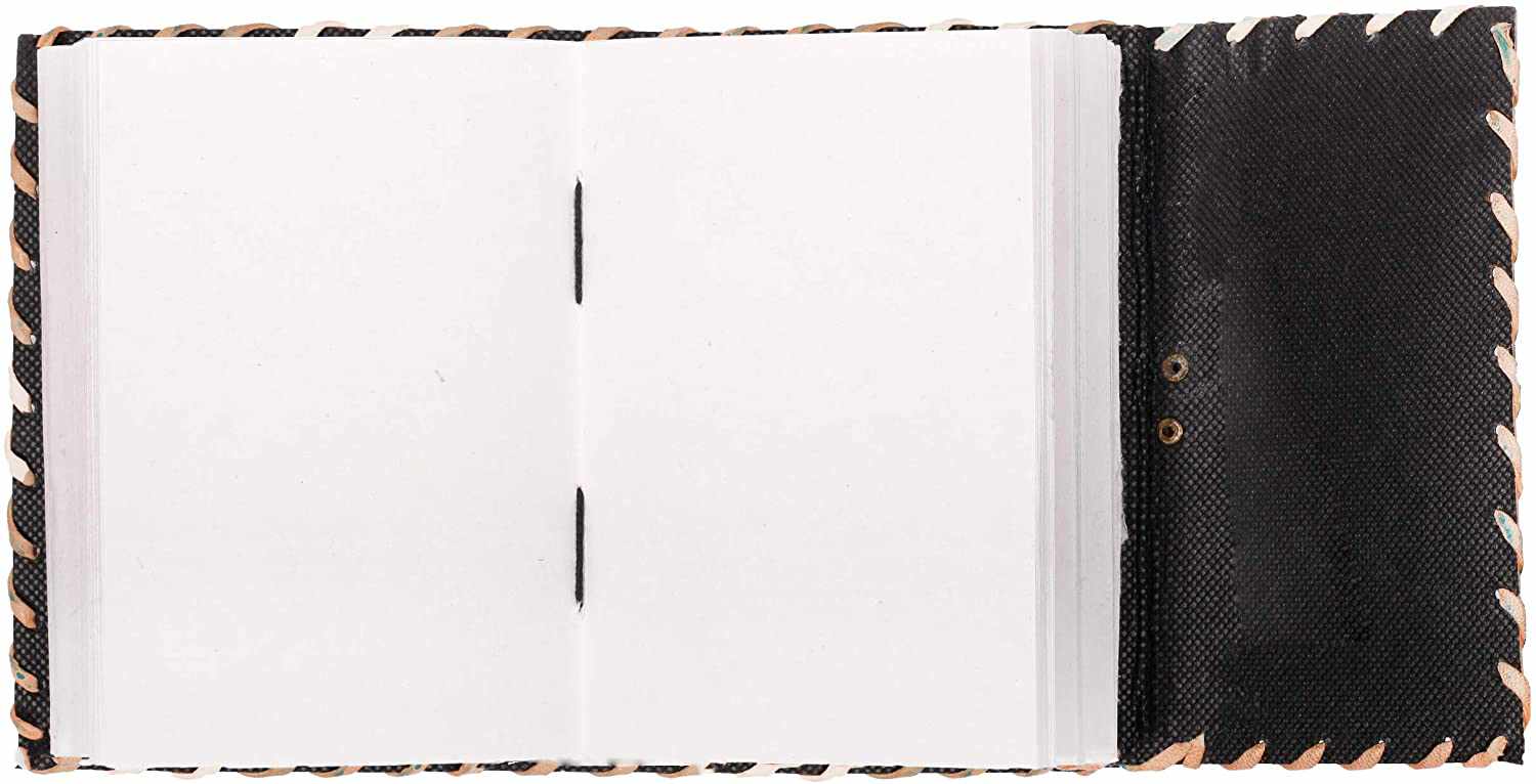 Tuzech Leather - Vente Journal intime - Journal en cuir TUZECH pour hommes et femmes, carnet en cuir pour écrire des poèmes, carnet de croquis, carnet de notes pour tenir des registres, mémoire personnel avec serrure et clé - Non ligné 7 pouces4