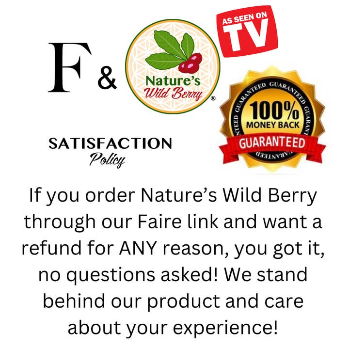 Natures Wild Berry - Wholesale Dried/Dehydrated Fruit - Shark Tank Miracle Berries (Sugar Free) | Small Case (4 ct)