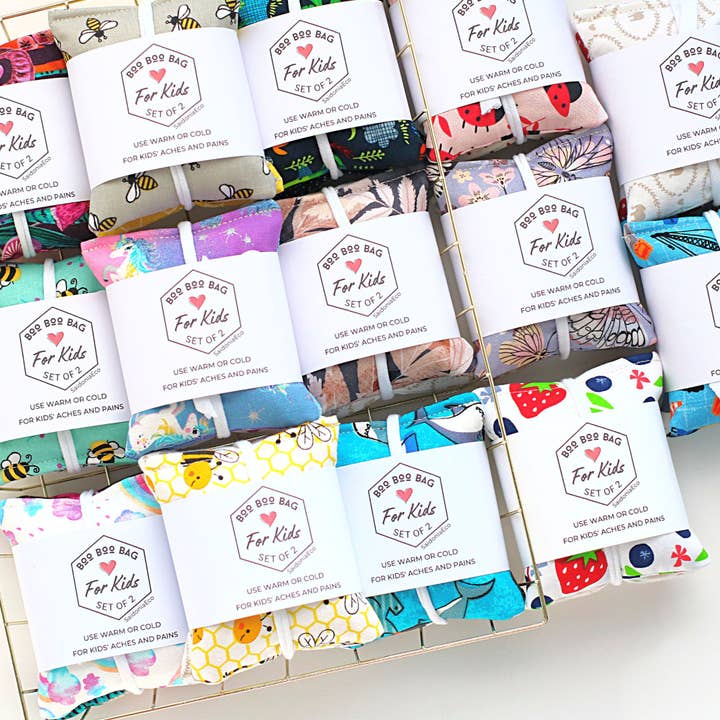 SaidoniaEco - Wholesale Hot/Cold Compress - Boo Boo Bag For Kids ⋆ Hot Cold Rice Pack Minis Assorted 2pc6