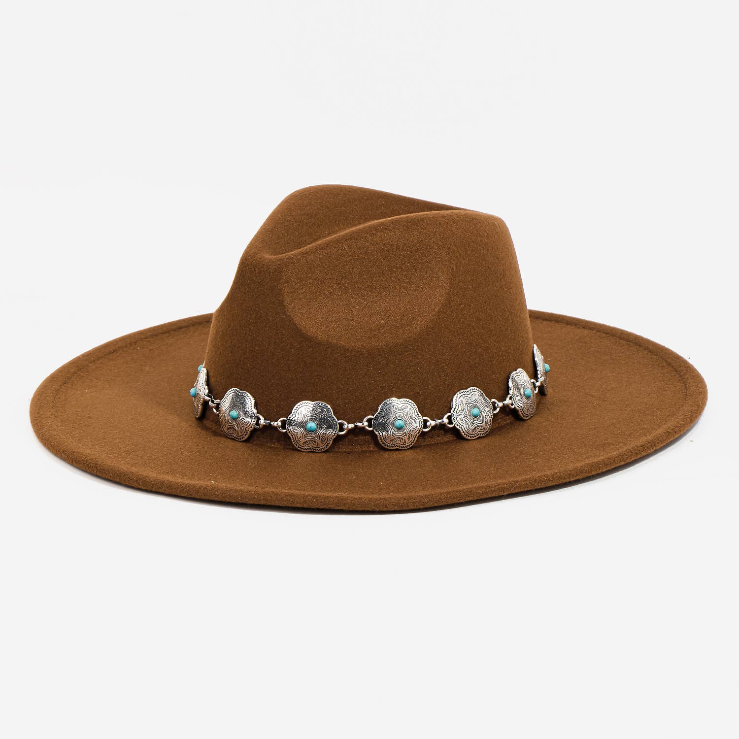 Collections by Fame Accessories - Vente Chapeau en feutre - femme - Chapeau Fedora Chain Strap9