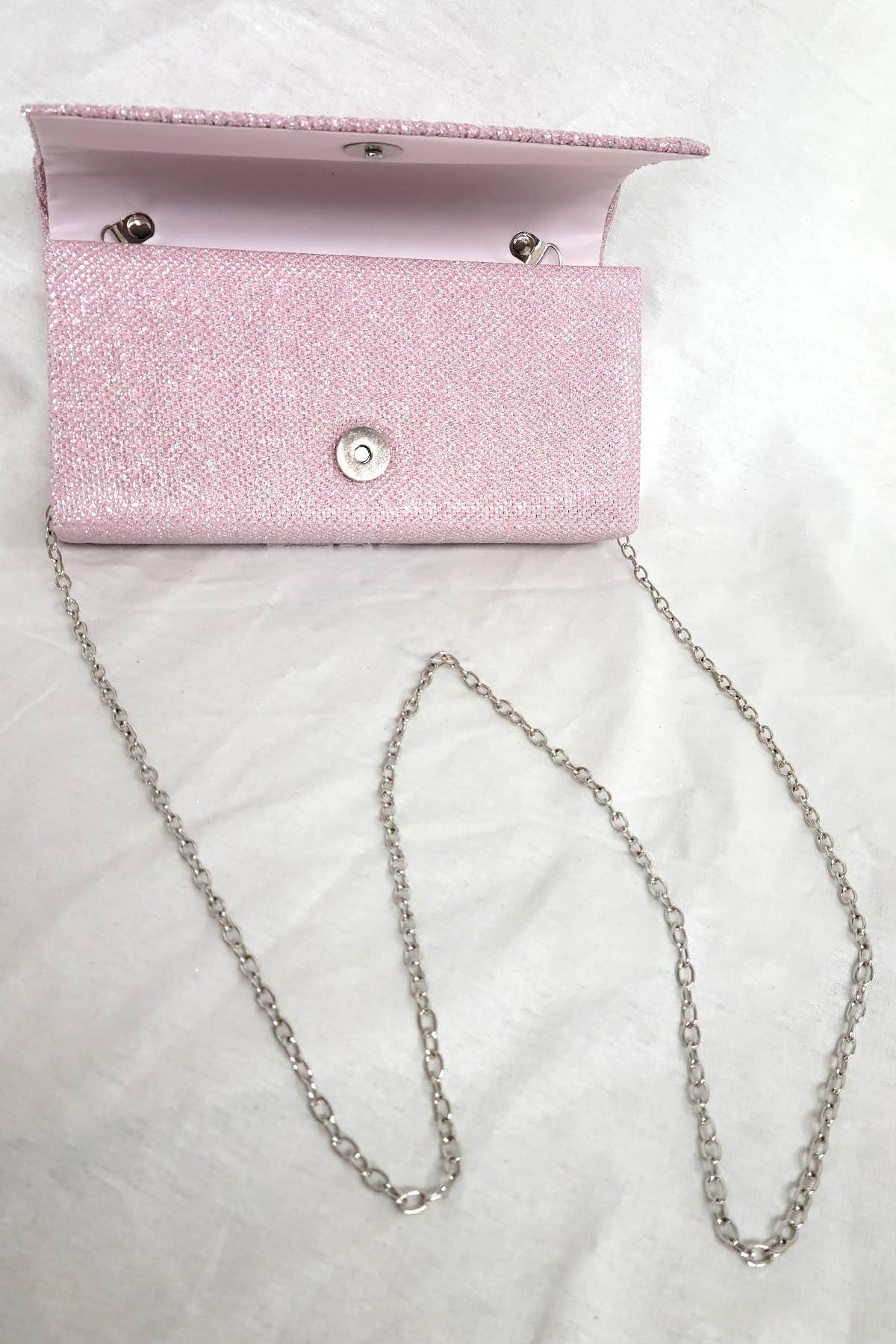 Chicas - Wholesale Clutch Bag - Women's - Sparkling evening bag with adjustable chain FB726835