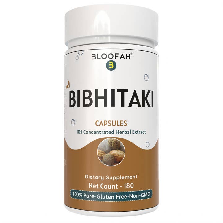 Bloofah - Vente Supplément oral/vitamine - Gélules de Bibhitaki 500mg | Extrait de Poudre de Fruit 10:1 Non-OGM