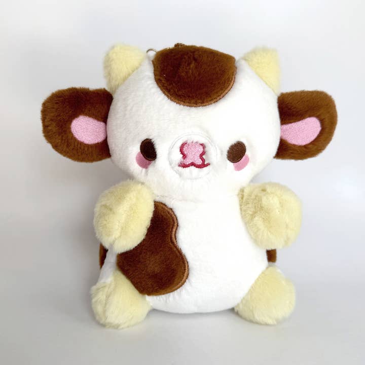 Cow Nugget Keychain Plushie for wholesale by Bright Bat Design