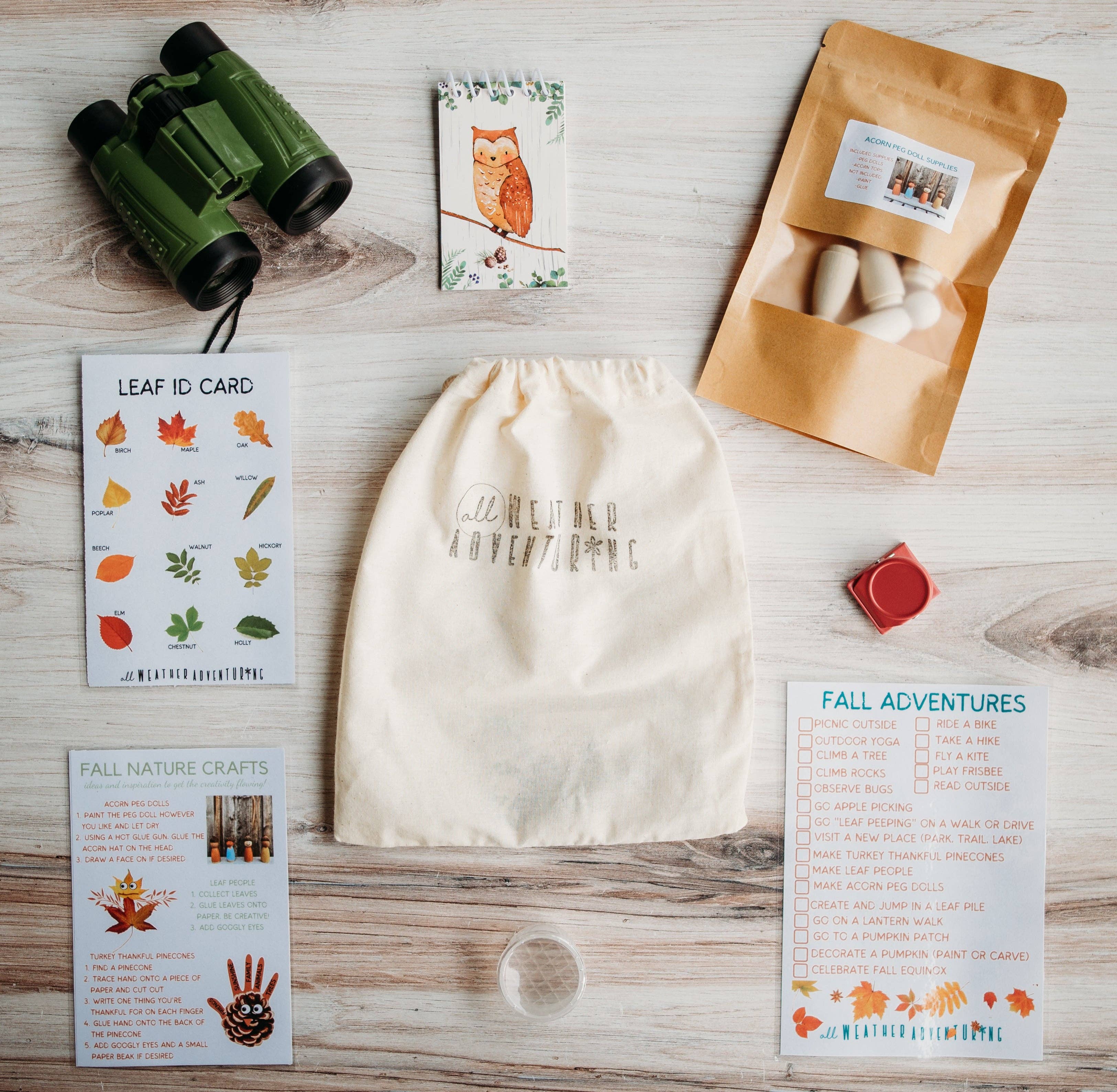 All Weather Adventuring - Vente Kit de bricolage – enfant - Kit d'aventure d'automne0