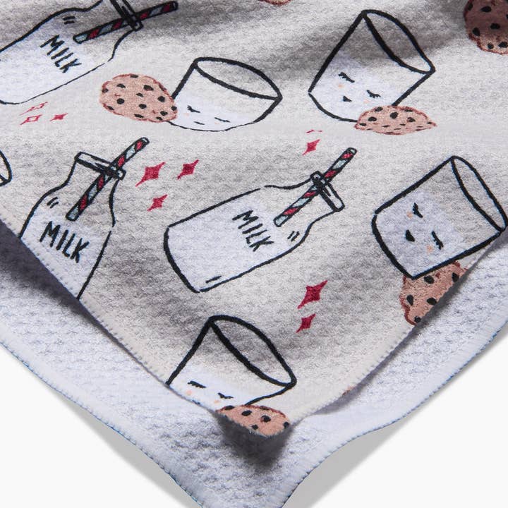 Geometry - Wholesale Tea Towel - Milk And Cookies Tea Towel