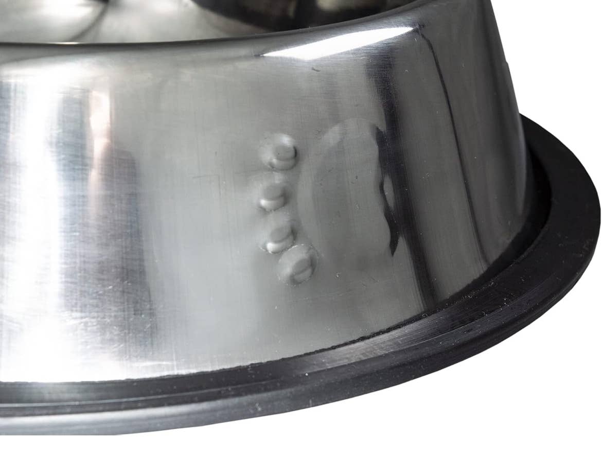 Iridium Direct - Wholesale Pet Bowl - Cat/Dog - Non Slip Stainless Steel Animal Feed & Water Bowls3