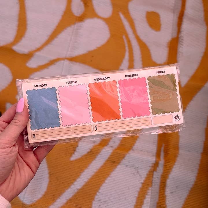 The Cold Hearted Collective - Wholesale Planner - Weekly Pocket Planner Stationary Pad1