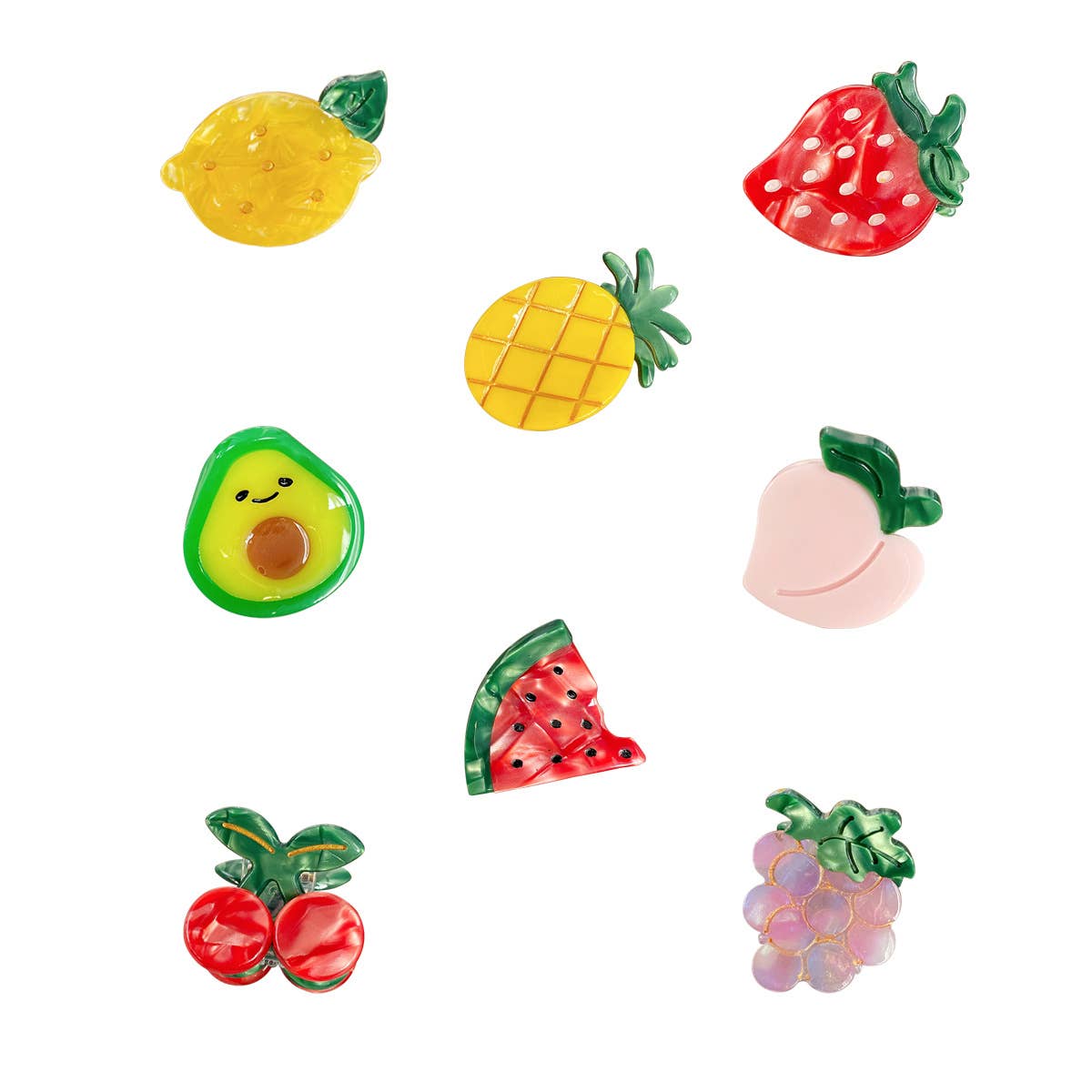 MKS America - Wholesale Hair Clip - Women's - Mini Strawberry Fruit Hair Claw Clip15