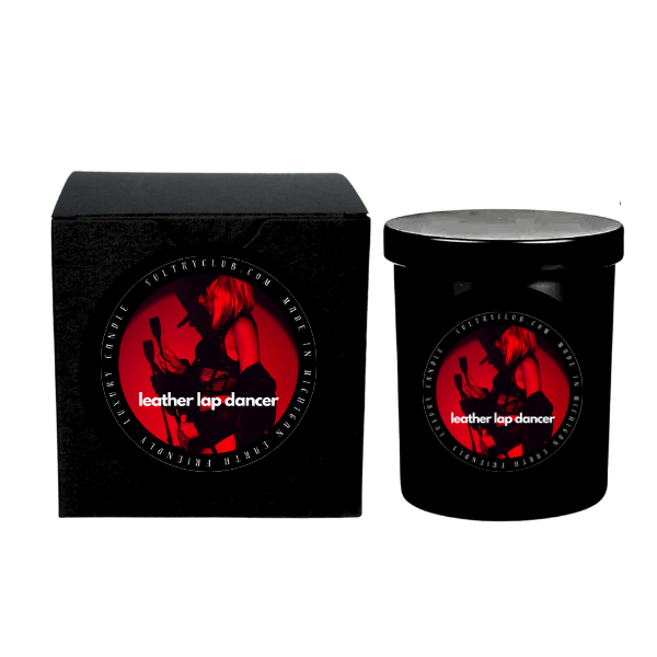 SULTRY CLUB CANDLES - Wholesale Pot/gevulde kaars - Lap Dancer-kaars van leer3