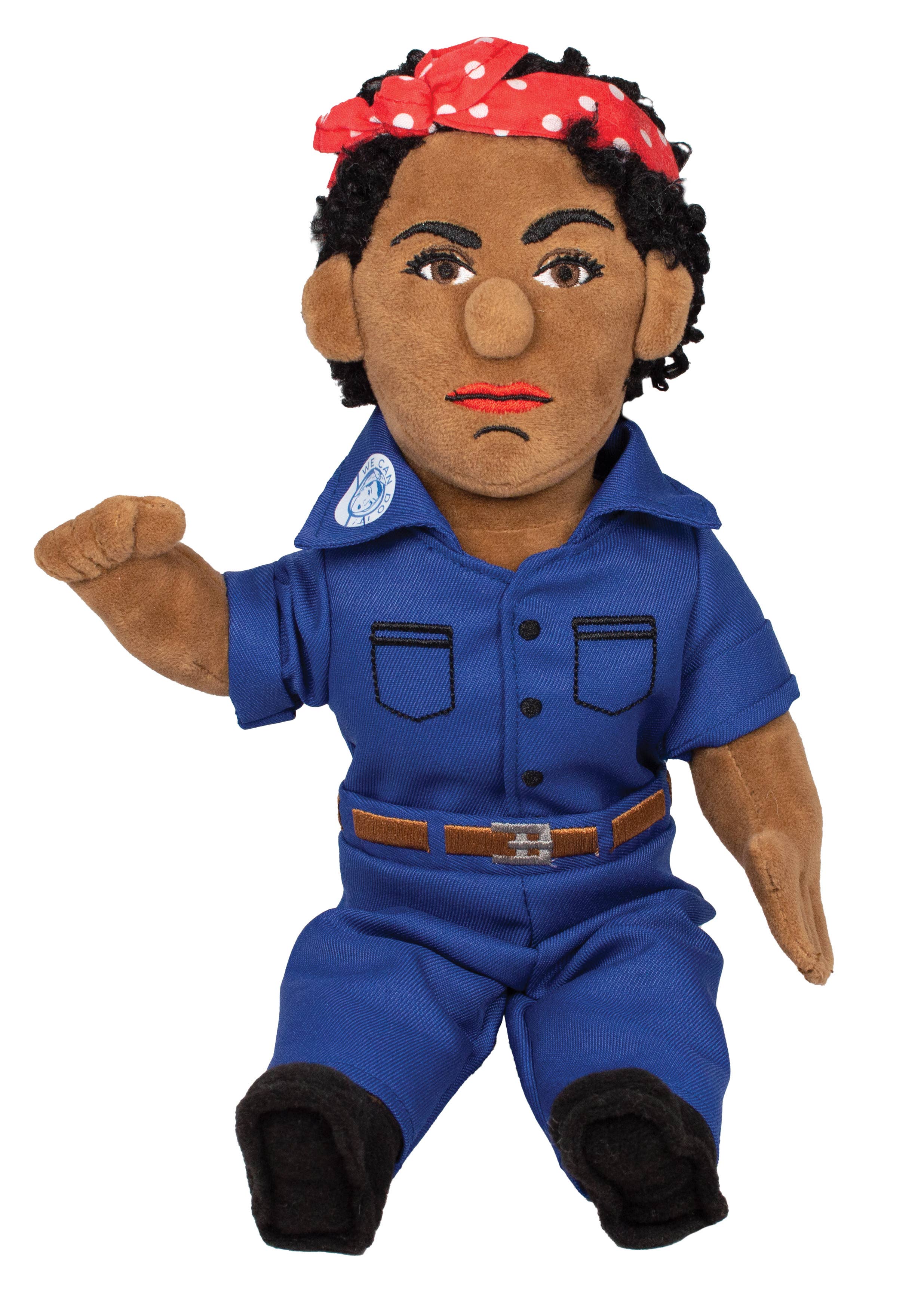 Unemployed Philosophers Guild - Wholesale Stuffed/Plush Toy - Kids & Baby - Black Rosie the Riveter Little Thinker0