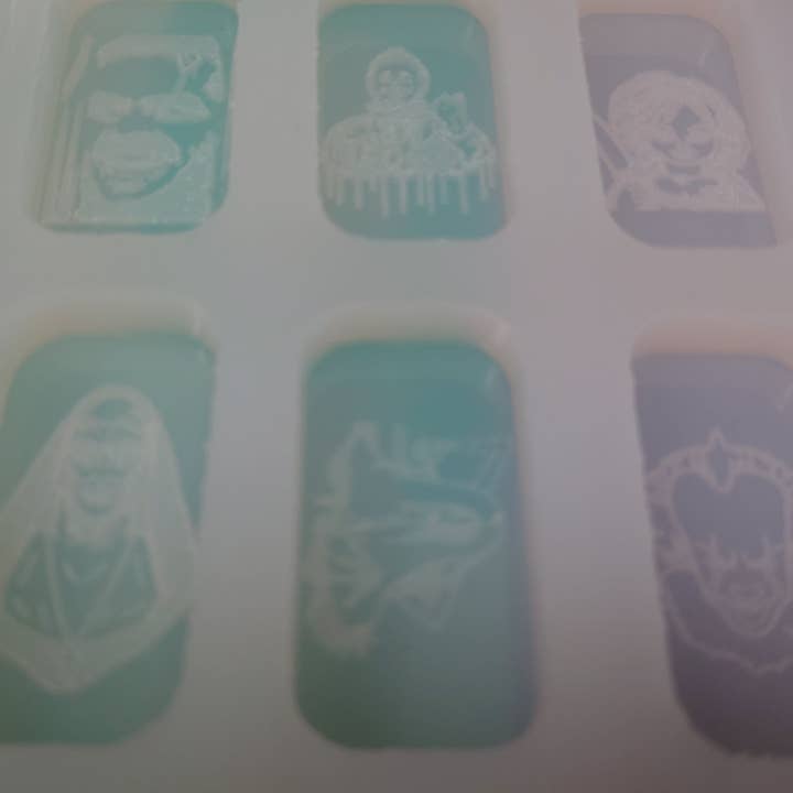 Mr Resin – wholesale Craft supplies – Horror / Halloween Characters HB Style Wax Melt Silicone Mould3