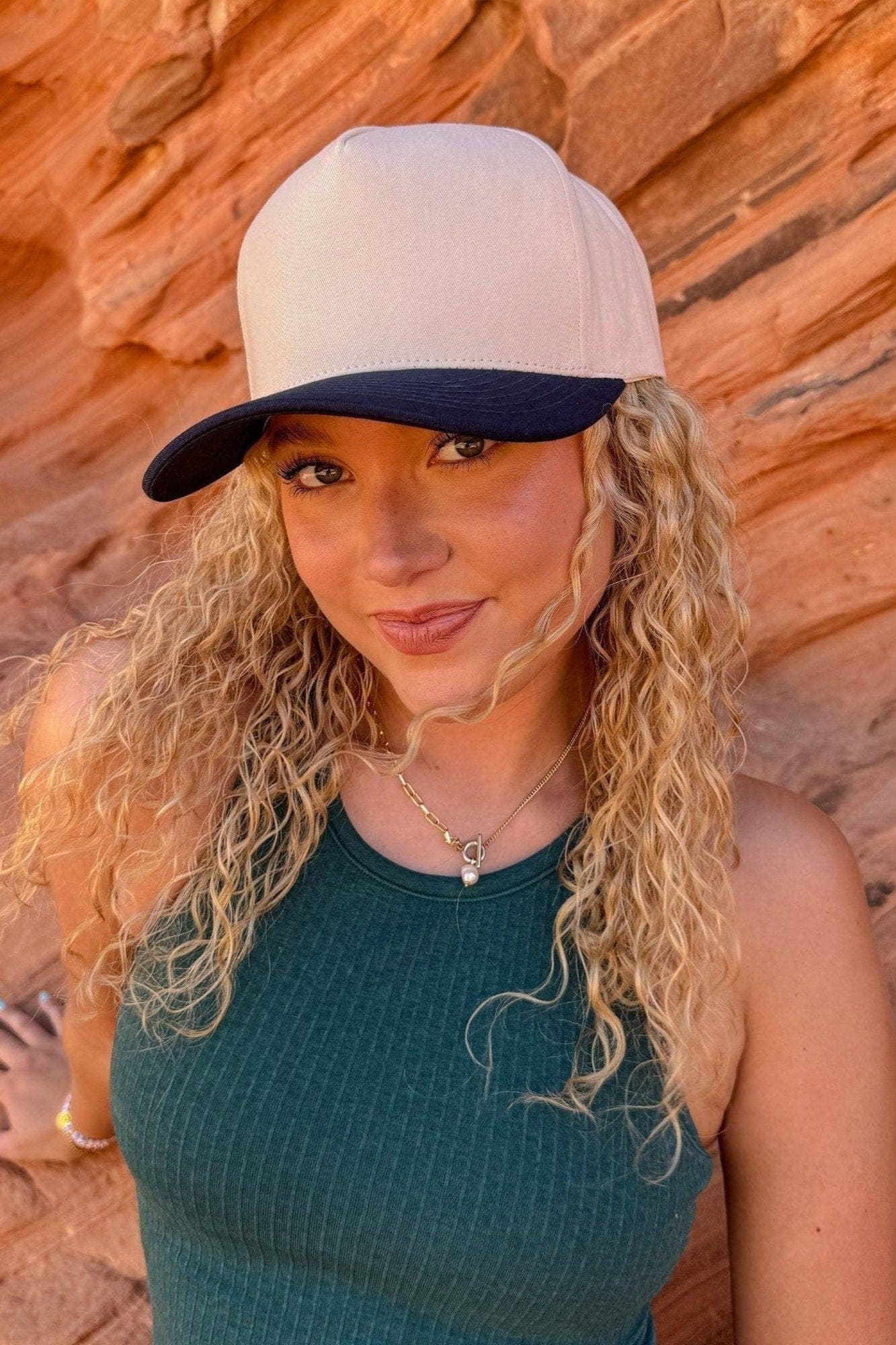 MiMi Wholesale - Wholesale Trucker Hat - Women's - TCM0002 Two Tone Canvas Trucker Hat14