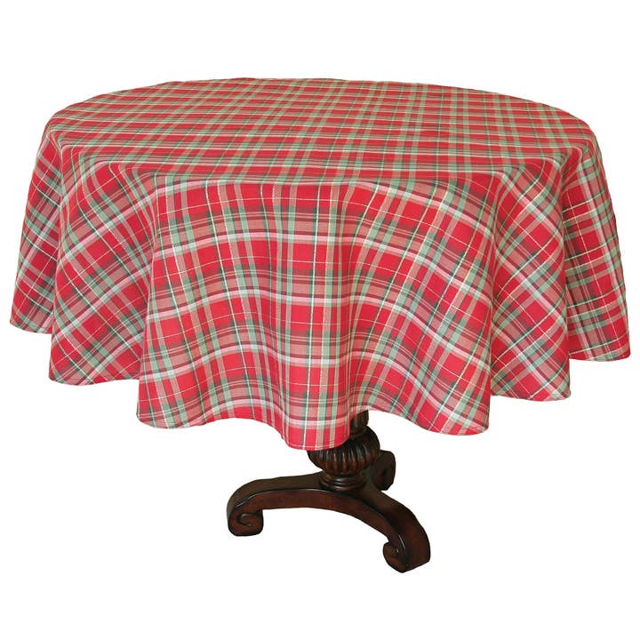 Holiday Tartan-70" Rnd-Tablecloth
for wholesale by Xia Home Fashions & Manor Luxe