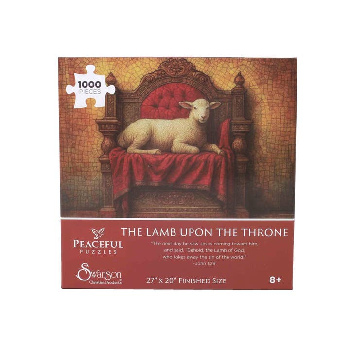 Puzzle Lamb Upon The Throne 1000Pc for wholesale by Swanson Christian Products