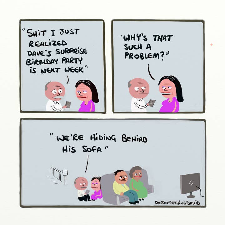 Festa a sorpresa per la vendita all'ingrosso da parte di Do Something David