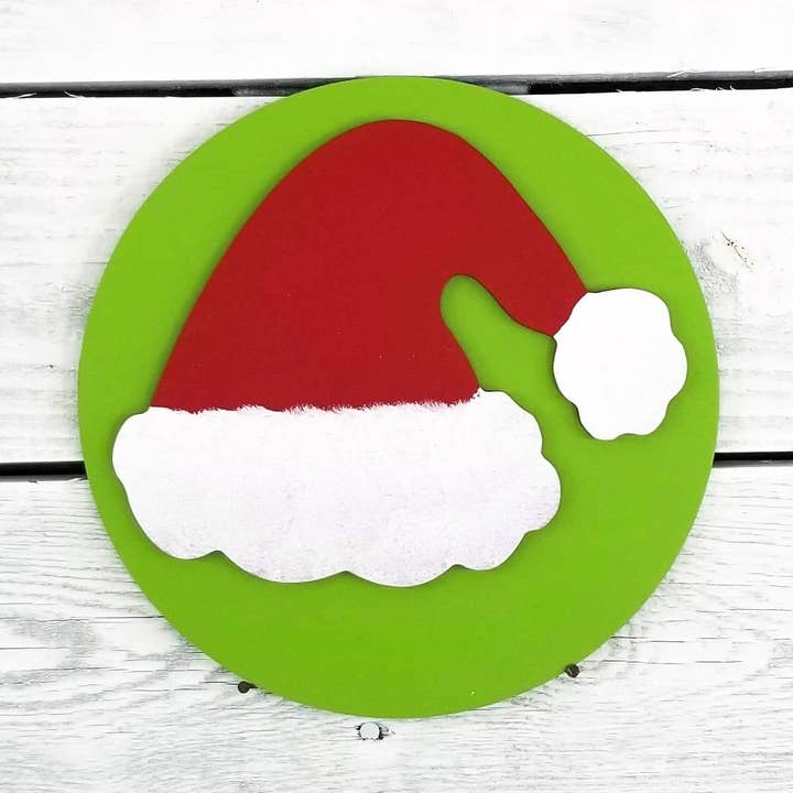 Medaillon mit Weihnachtsmütze für den Großhandel von Greens Mill