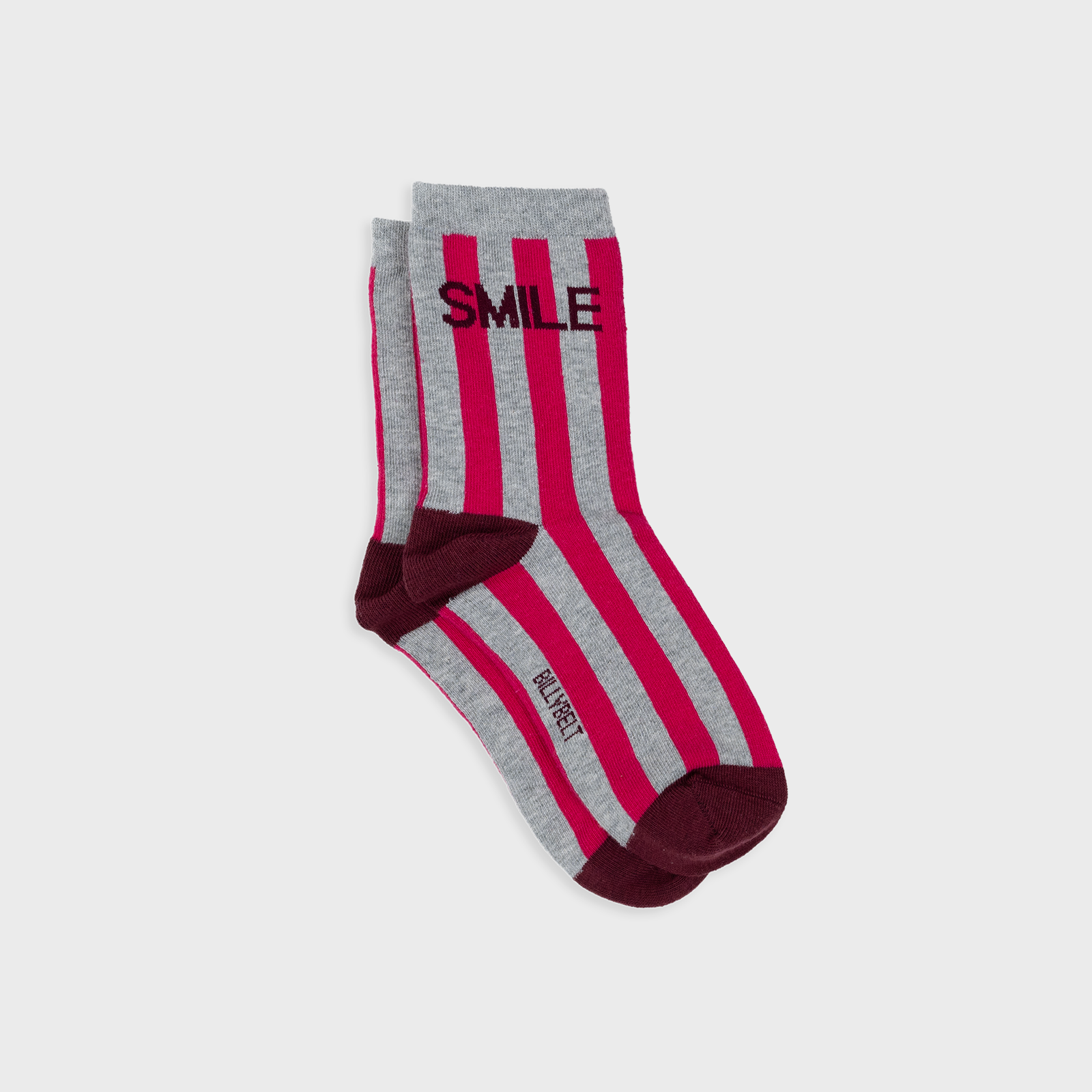 BILLYBELT - Vente Chaussettes – femme - Chaussettes en coton peigné Rayées Smile0