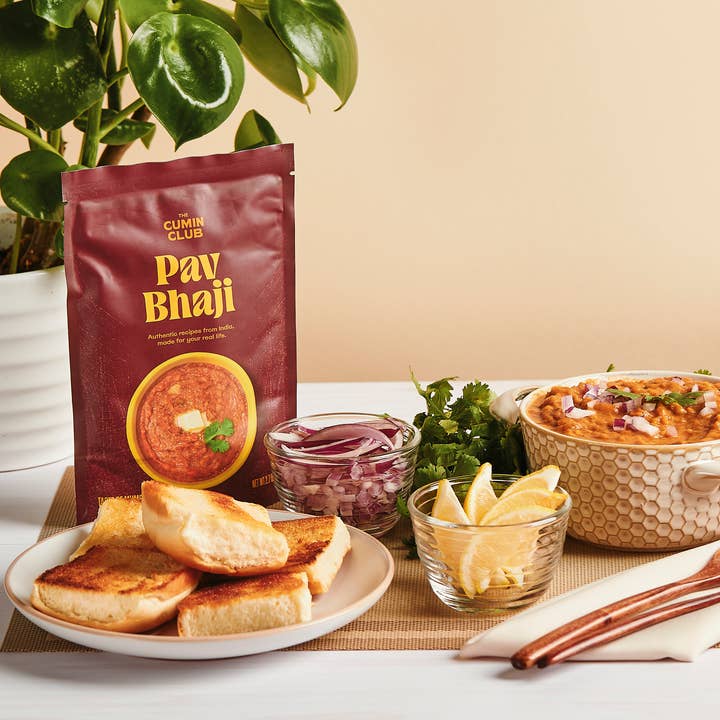 The Cumin Club - Wholesale Shelf Stable Prepared Meal - The Cumin Club Pav Bhaji - Ready to eat Indian Meal 1