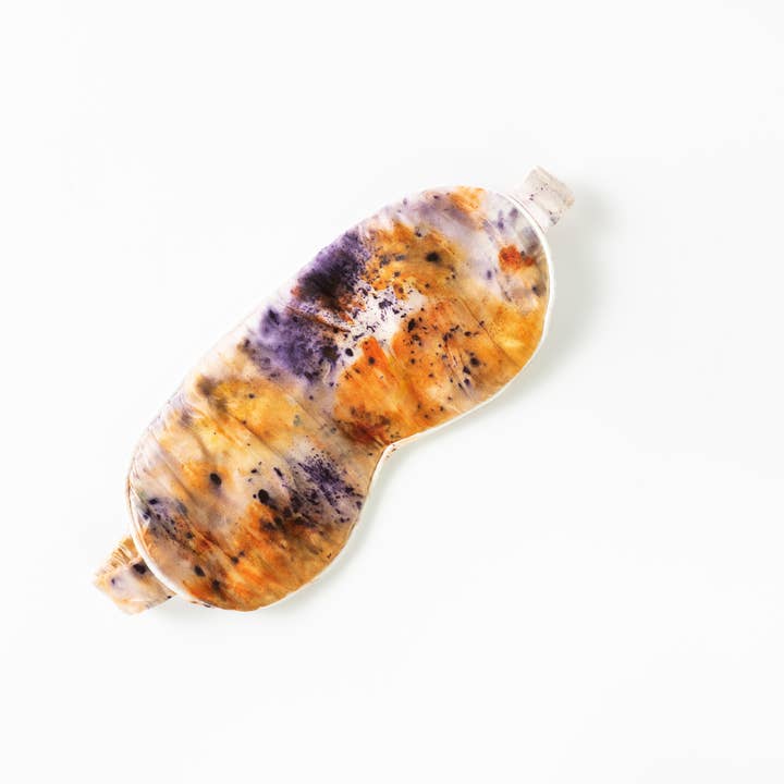 DYE KWEEN - Wholesale Sleep/Eye Mask - Abstract Botanically Dyed Silk Sleep Mask4