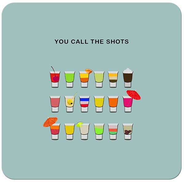 Coaster - Je noemt de Shots voor wholesale door Sally Scaffardi Design