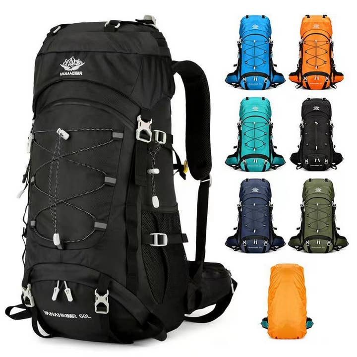 ACCITY - Wholesale Backpack - Unisex - 60L Outdoor Hiking Camping Travel Backpack_CWAB54098